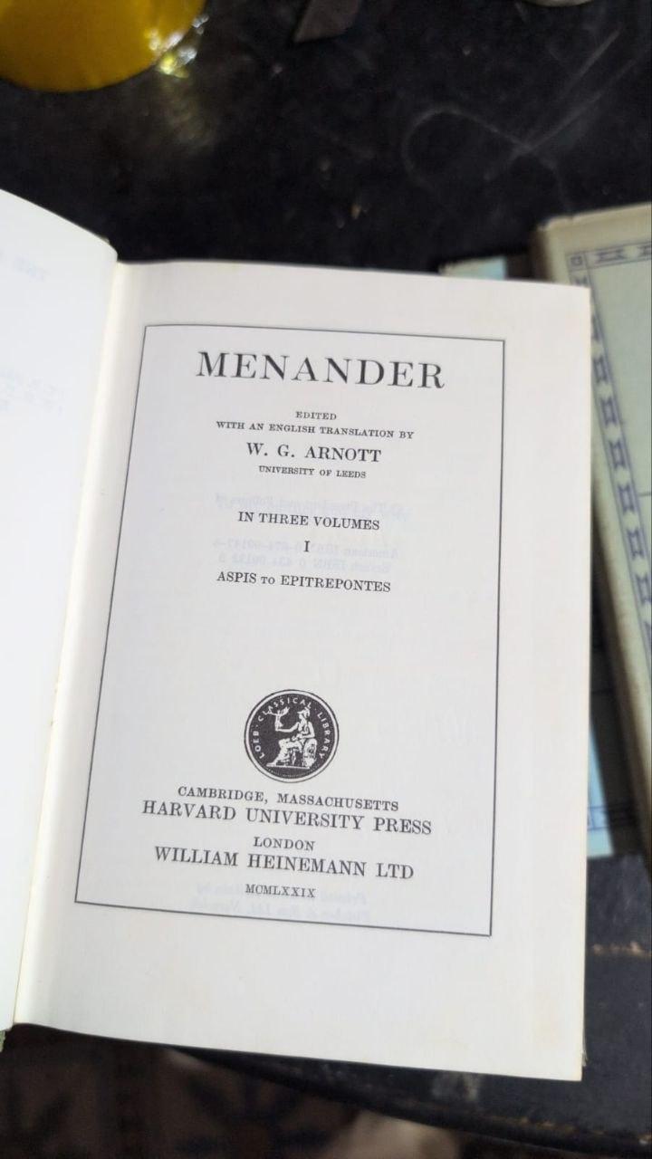Menandri Reliquiae Selectae