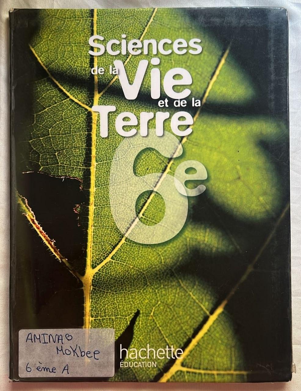 Sciences de la Vie et de la Terre 6e