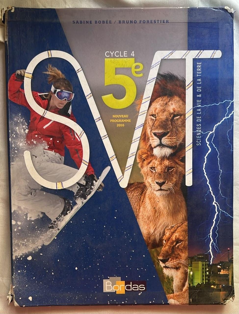 Sciences de la Vie et de la Terre 5e (Cycle 4)