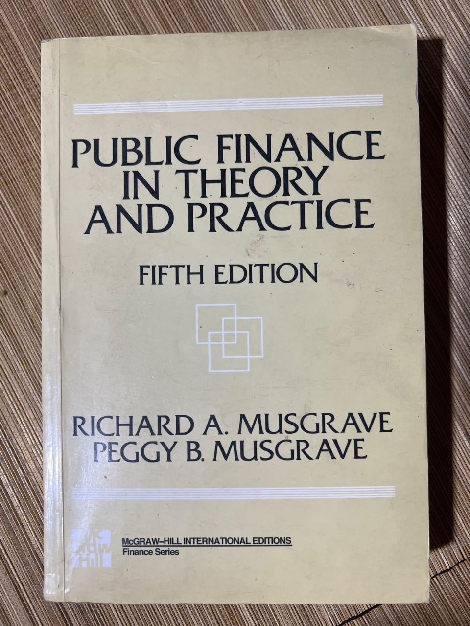 Public Finance in Theory and Practice